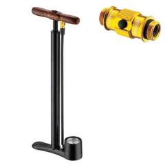 Pompka LEZYNE STEEL TRAVEL FLOOR DRIVE FLIP 160PSI / CZARNA