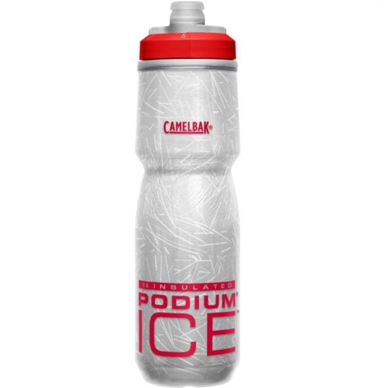 Bidon rowerowy CAMELBAK PODIUM ICE 620ML czerwony