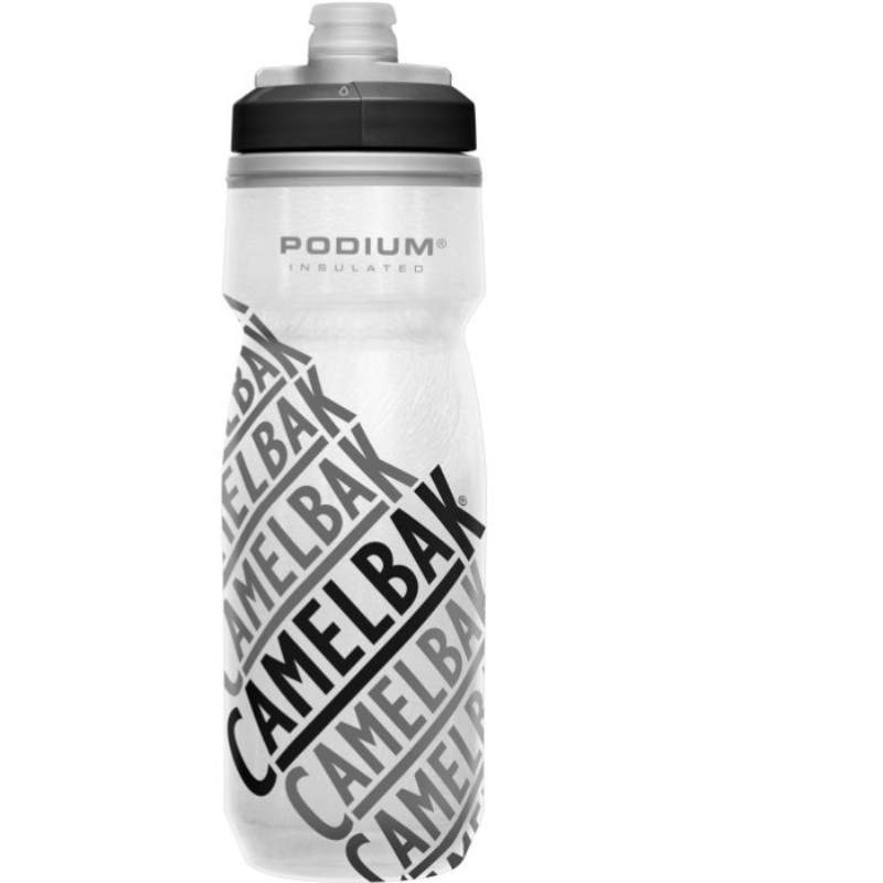 Bidon rowerowy CAMELBAK PODIUM CHILL 620ML czarno biały